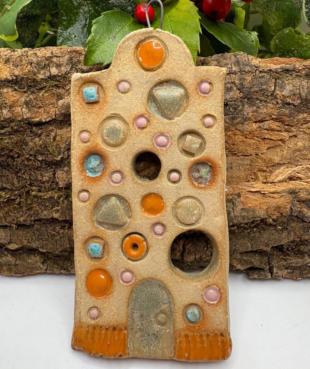 Christmas Craft Sale 2025. Item 91. Stunning porcelain house decoration. Beautiful detail. This is gorgeous. Measures approximately 10cm by 4.5cm. Love!