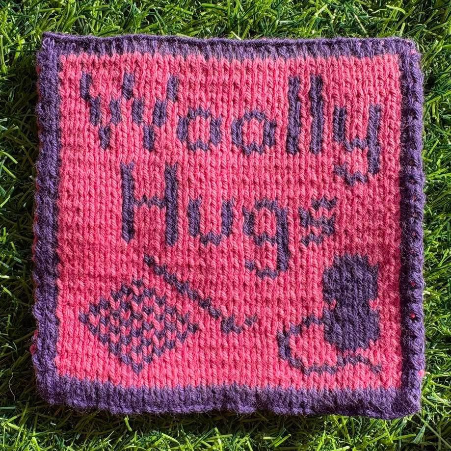 Spring Craft 2026. Item 119. Gorgeous Woolly Hugs coaster!