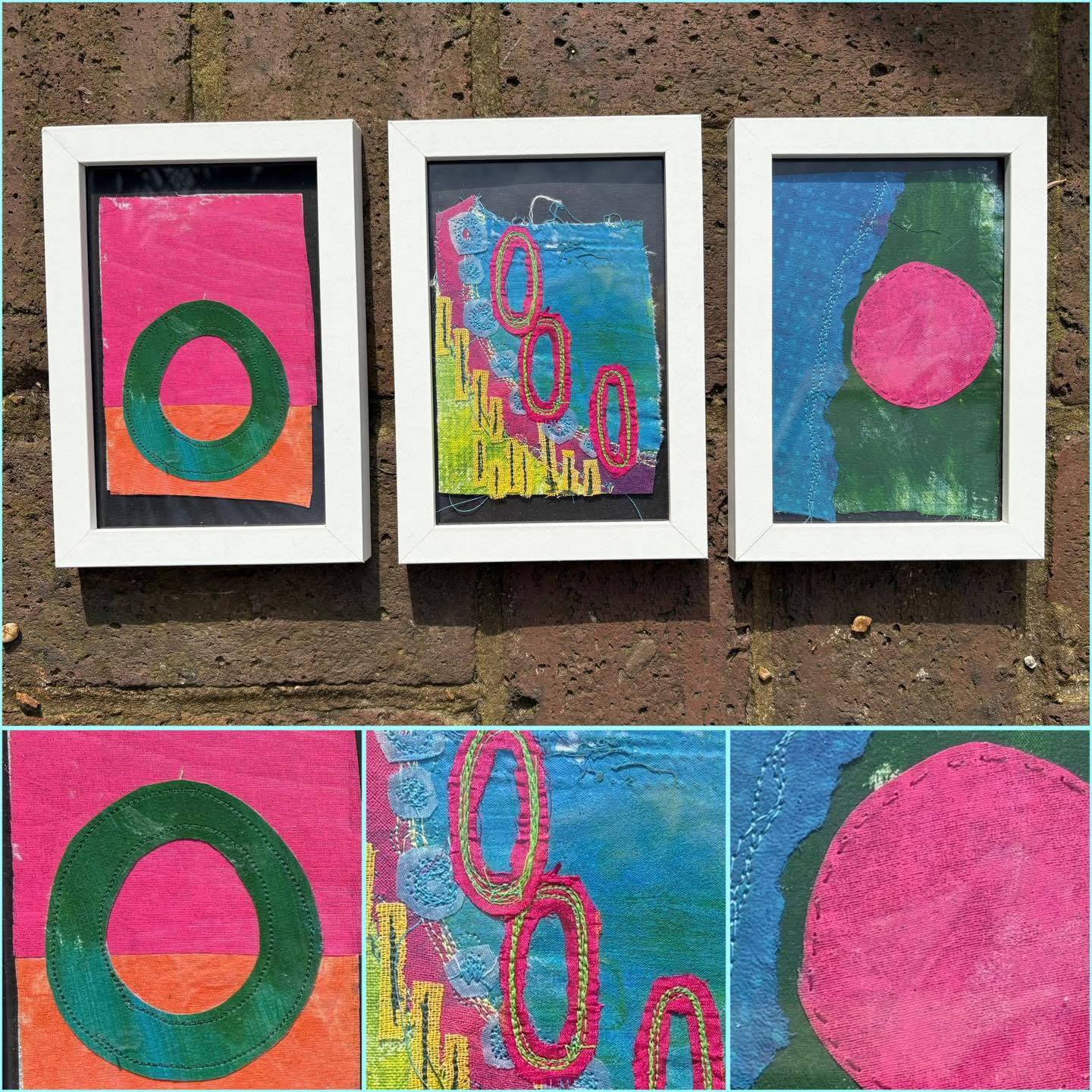 Spring Craft 2026. Item 151. “Circles” A series of three original pieces.
